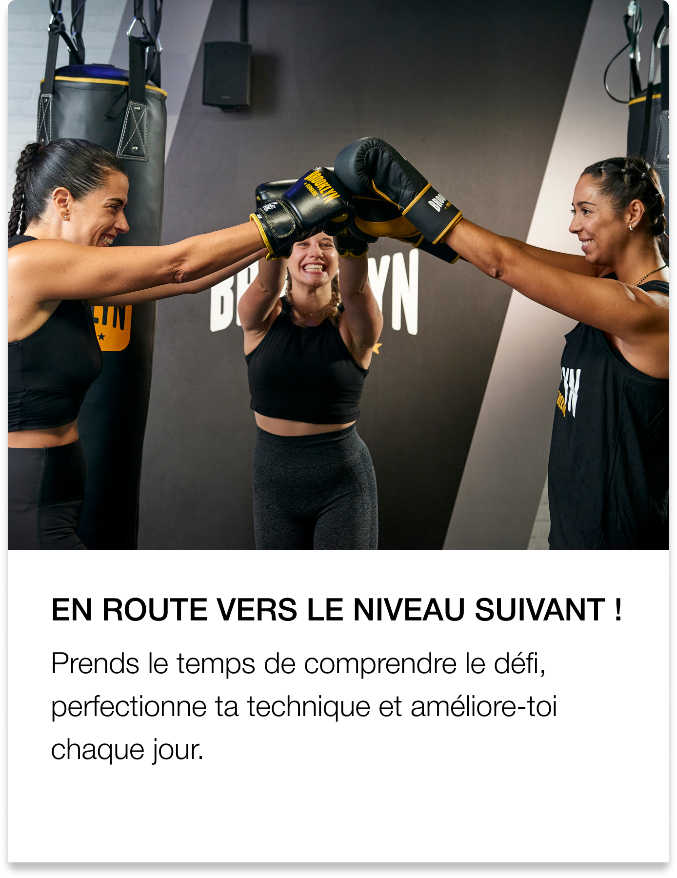 En route vers le niveau suivant !