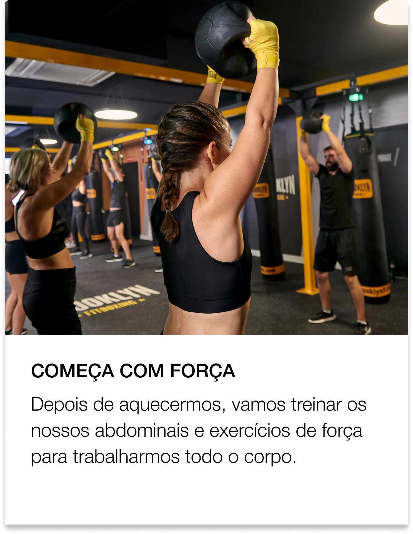 Começa com força